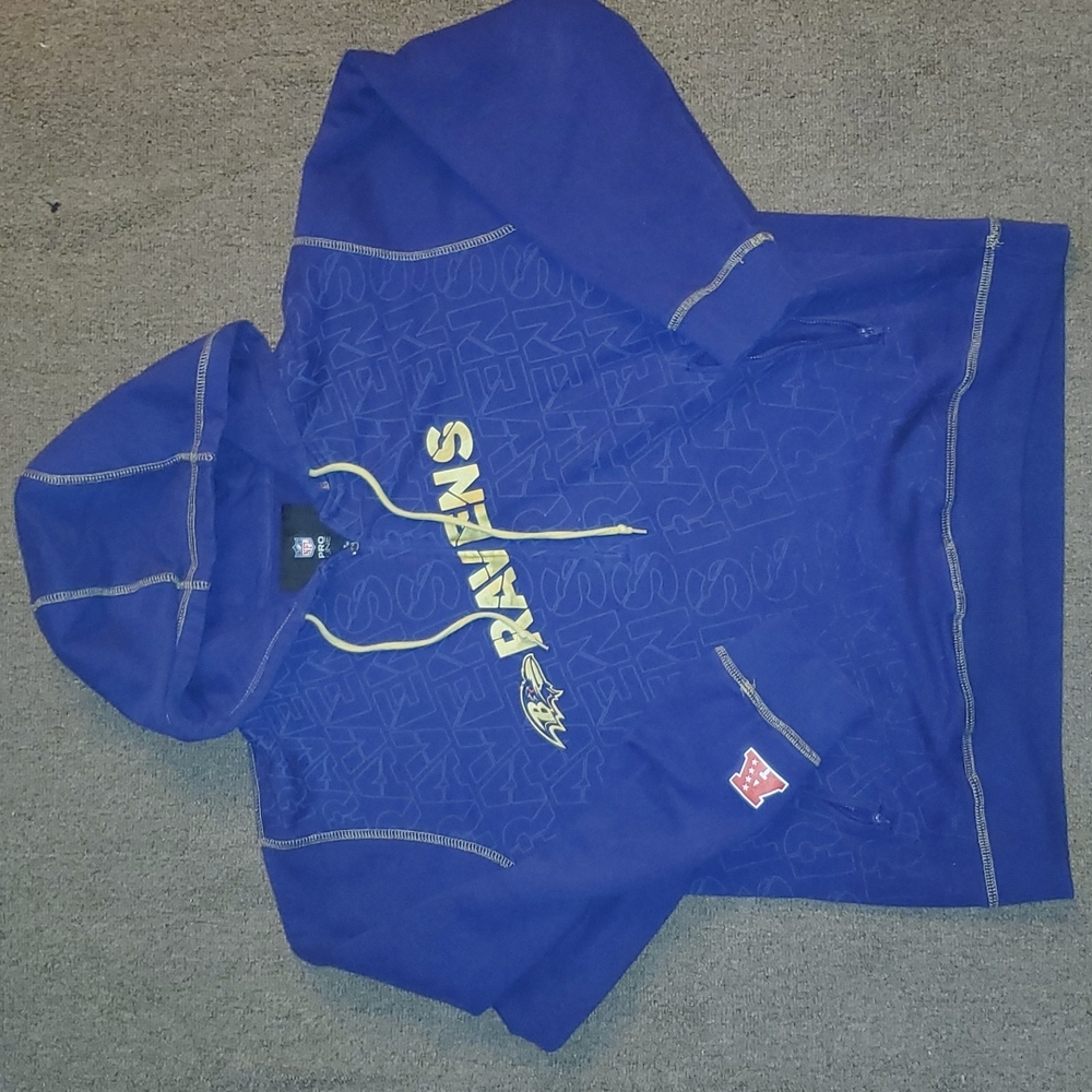 NFL ProLine Baltimore Ravens mens sweat jacket